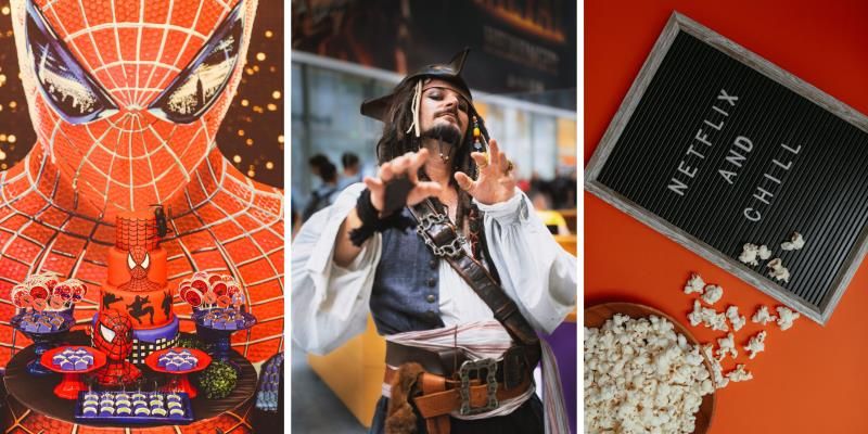 Movies and Books Inspired Party Themes for adults
