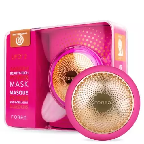 FOREO UFO 2 Red Light Therapy For Face - Anti Aging Face Moisturizer And Dark Spot Remover