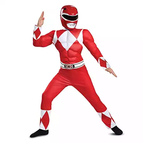 Red Ranger Classic Muscle Child Costume