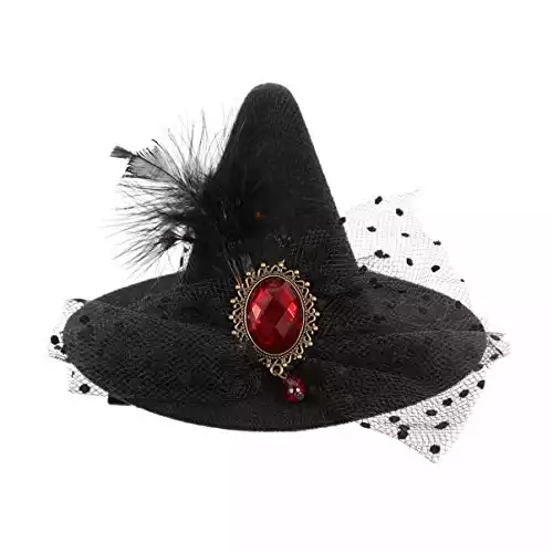 Mini Witch Hat Hair Clip