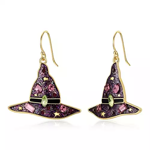 Halloween Witch Hat Earrings