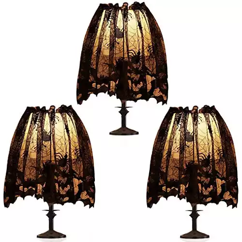 Three Halloween Lamp Shade Covers