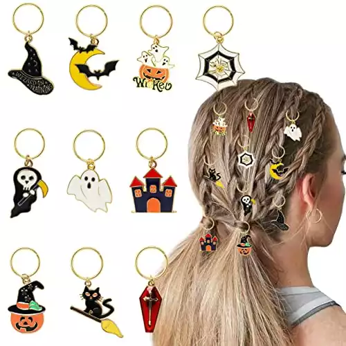 10 Pieces Halloween Hair Braid Accessories