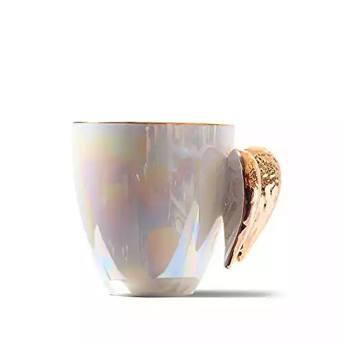 Holographic Wing-Shaped Angel Mug