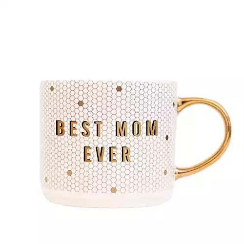 "Best Mom Ever" Tile Coffee Mug