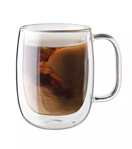 Set of Double Wall Glass Mugs