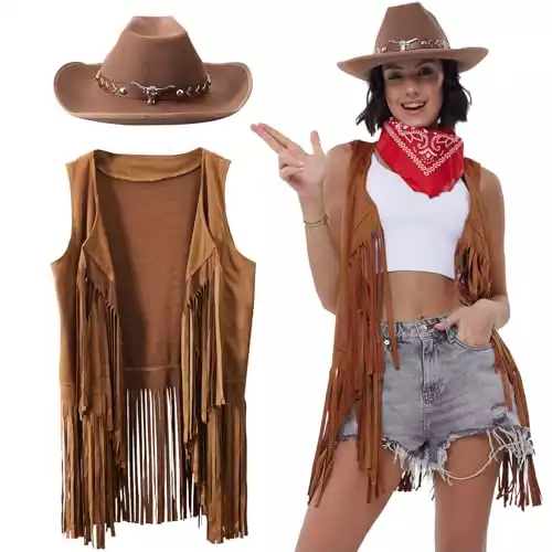 Western Cowgirl Halloween Outfit