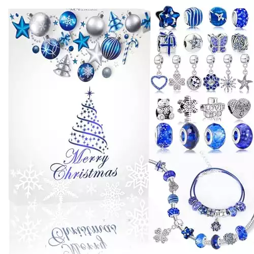 Blue Jewelry Advent Calendar