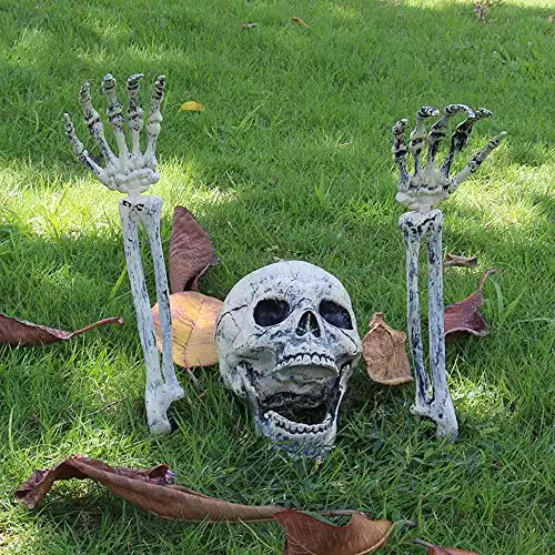 Halloween Outdoor Decoration - Realistic Skeleton Stakes