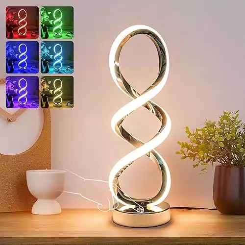 Modern Spiral RGB Table Lamp