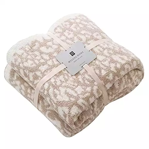 Ultra Soft Micro Plush Leopard Blanket