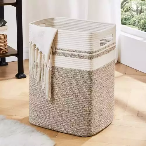 Cotton Laundry Basket