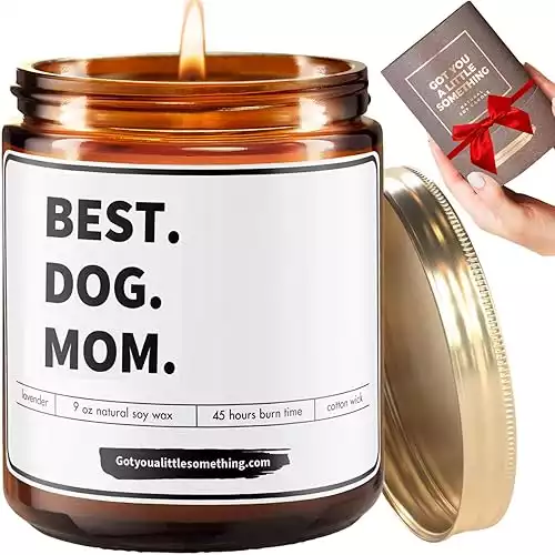 Best Dog Mom Lavender Scented Candle