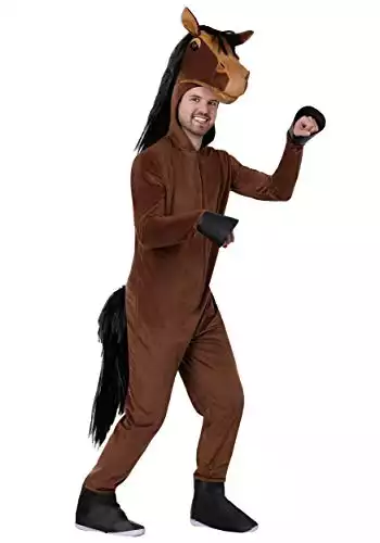 Halloween Brown Pony Suit