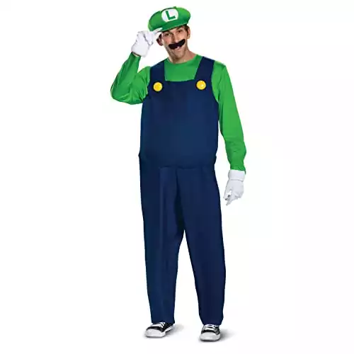 Luigi Deluxe Adult Costume