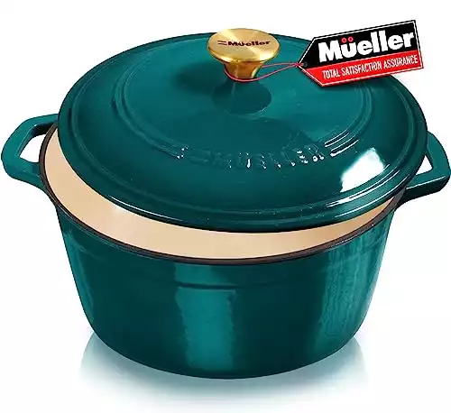 MÜELLERHOME - Iron Dutch Oven Pot with Lid