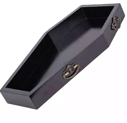 Spooky Gothic Coffin Tray