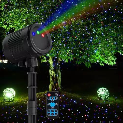 Three-Color Laser Light Projector