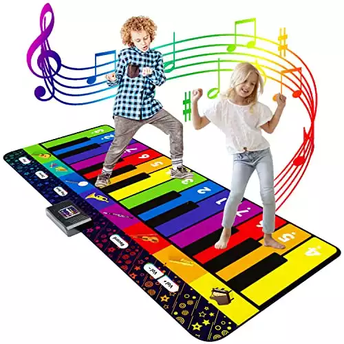 SUNLIN 6 ft. Floor Piano Mat for Kids And Toddlers