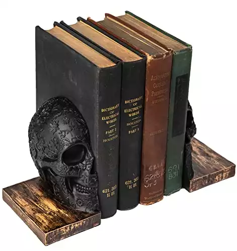 Skull Bookends