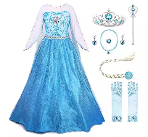 Elsa Costume From The Movie "Frozen"