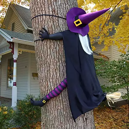 Large Crashing Witch Into Tree