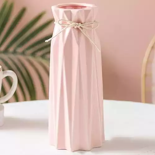 Ceramic Pink Flower Vase