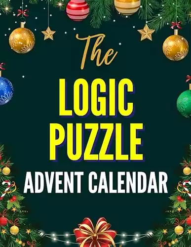 Advent Calendar with Christmas-Themed Logic Grid Puzzles