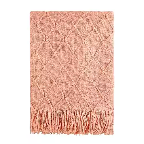 Decorative Knit Throw Blanket