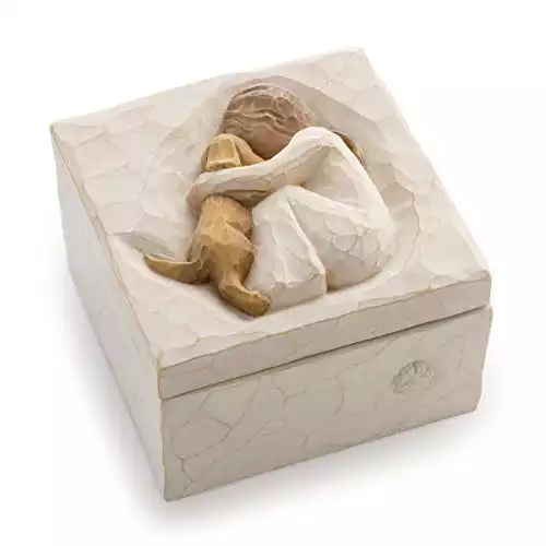 Sculpted Hand-Painted Keepsake Box