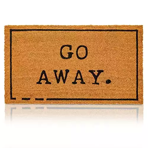 Funny Front Door Welcome Mat for Outdoor Porch