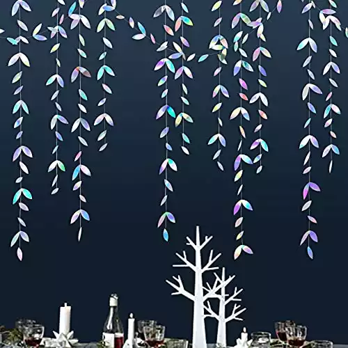 Holographic Leaf Garland