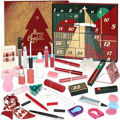 Advent Calendar with Makeup Set