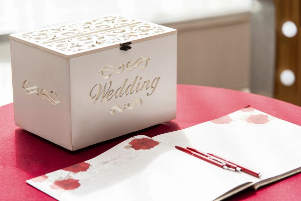 wedding box for envelopes