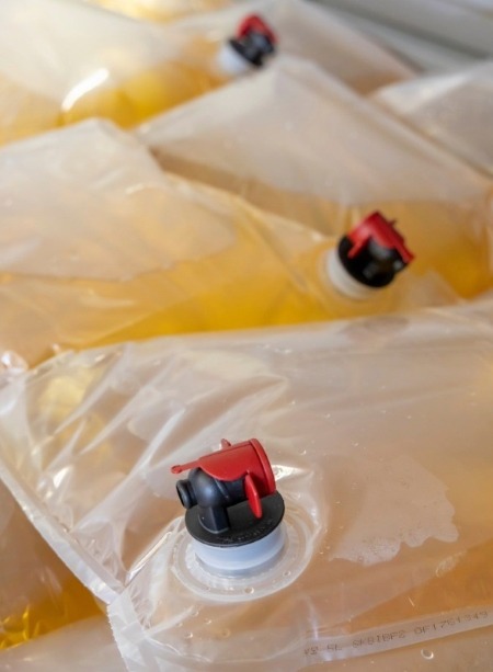 Bags of wine with spigots, known as 'goon sacks,' representing the classic and wild Australian party game Goon of Fortune.